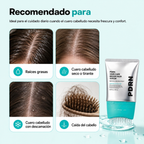 Sérum capilar PDRN Reedle Shot con peine masajeador.