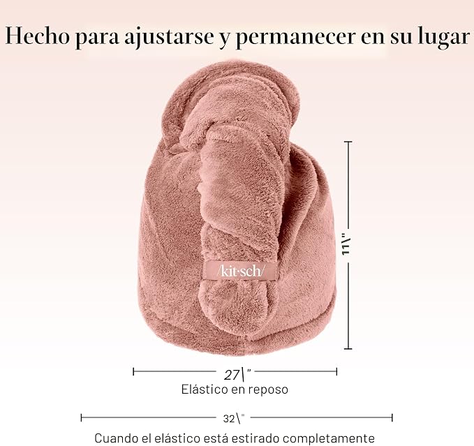 Toalla de microfibra para el cabello
