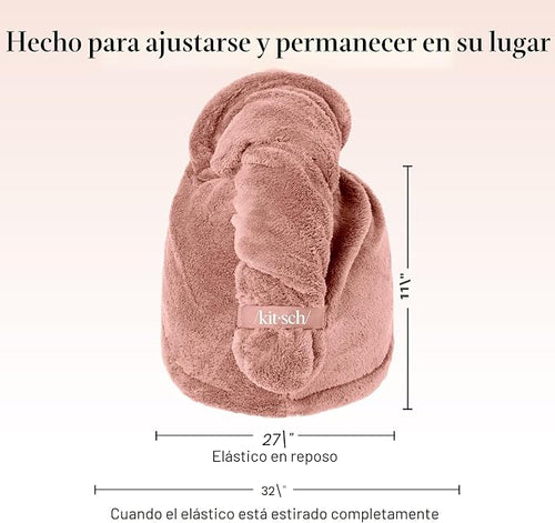 Toalla de microfibra para el cabello