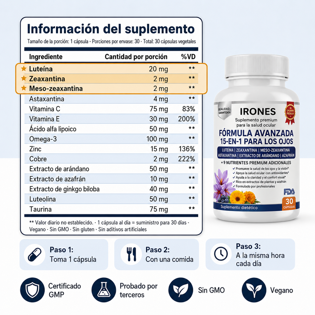 Suplemento Avanzado para la Vista 15 en 1