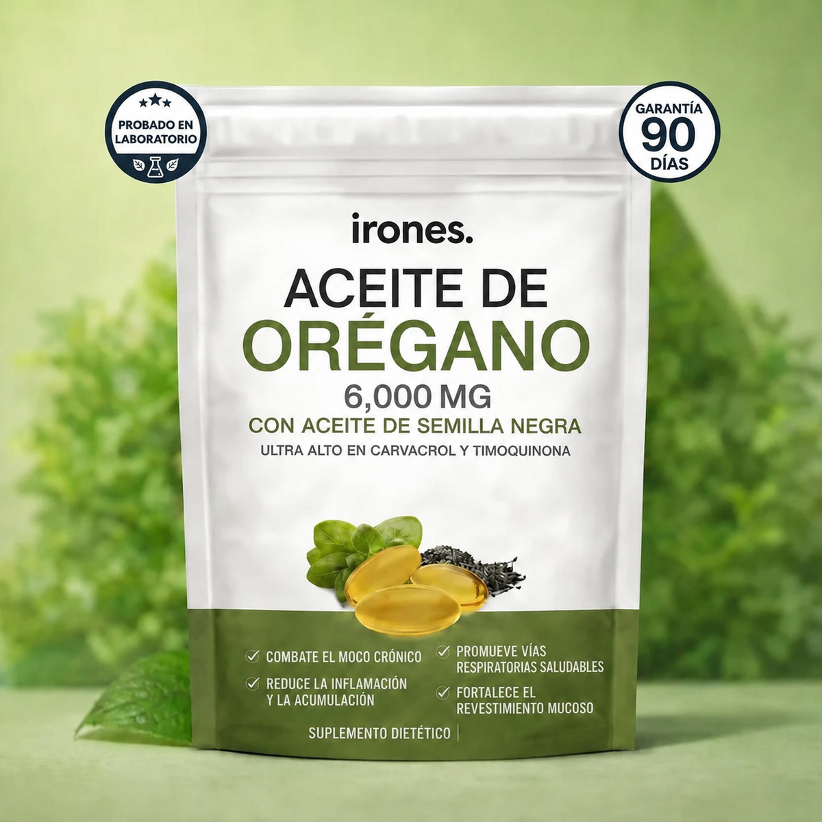 CAPSULAS DE ACEITE DE OREGANO CON SEMILLA NEGRA